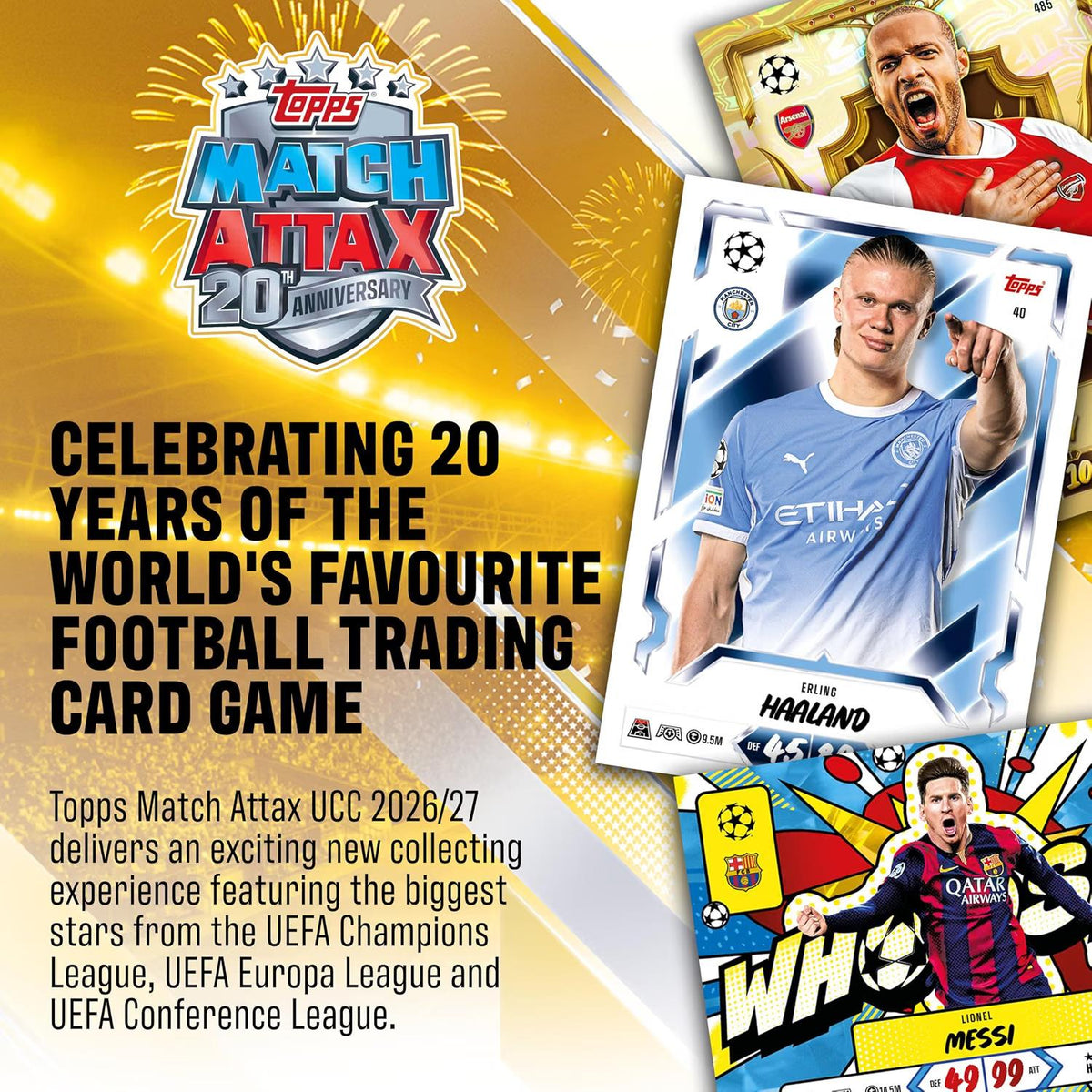 Topps Match Attax 2026/27 Trading Card Packets - 36 Pack