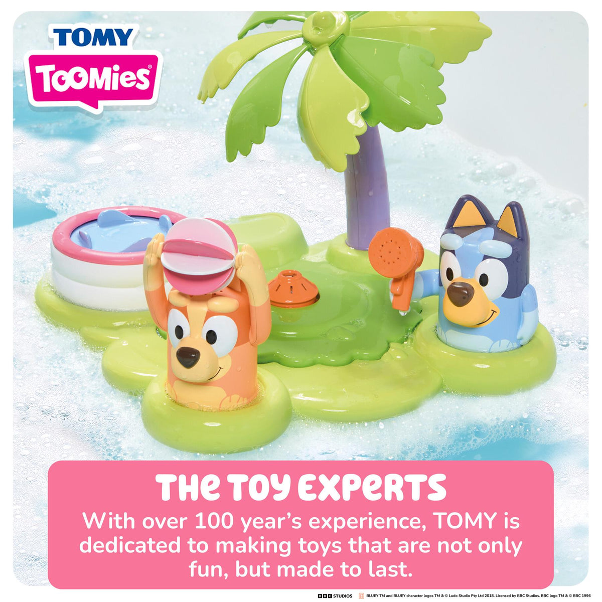 Tomy Bluey Bath Island Bath Toy