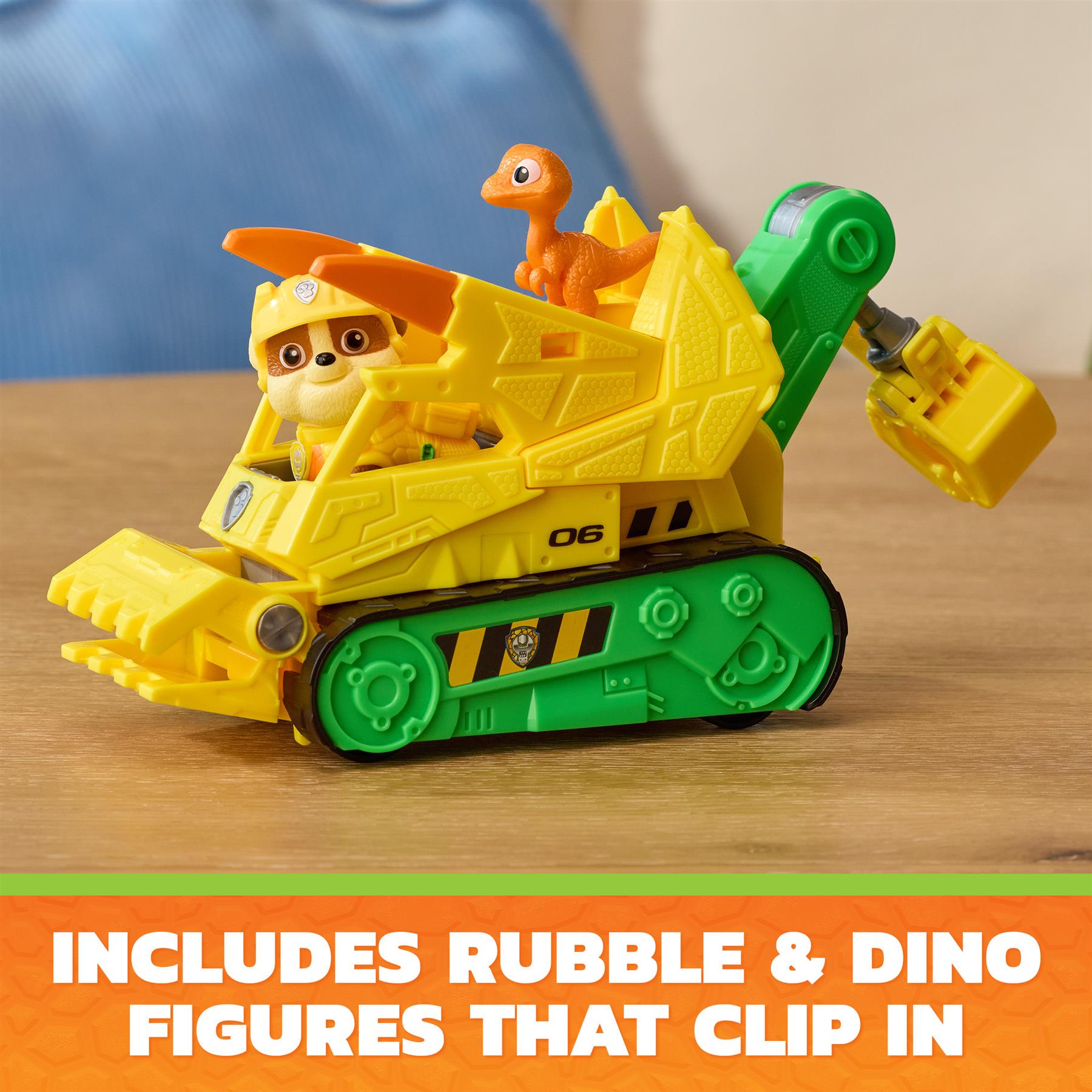Paw Patrol Dino Themed Vehicle - Rubble