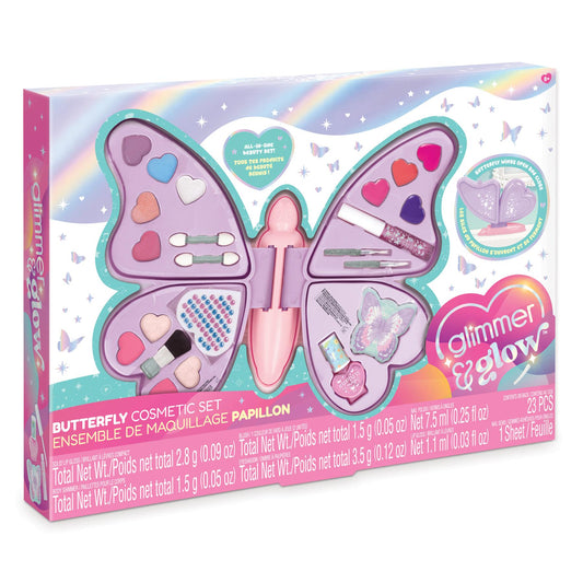 Make It Real Glimmer & Glow Butterfly Cosmetic Set