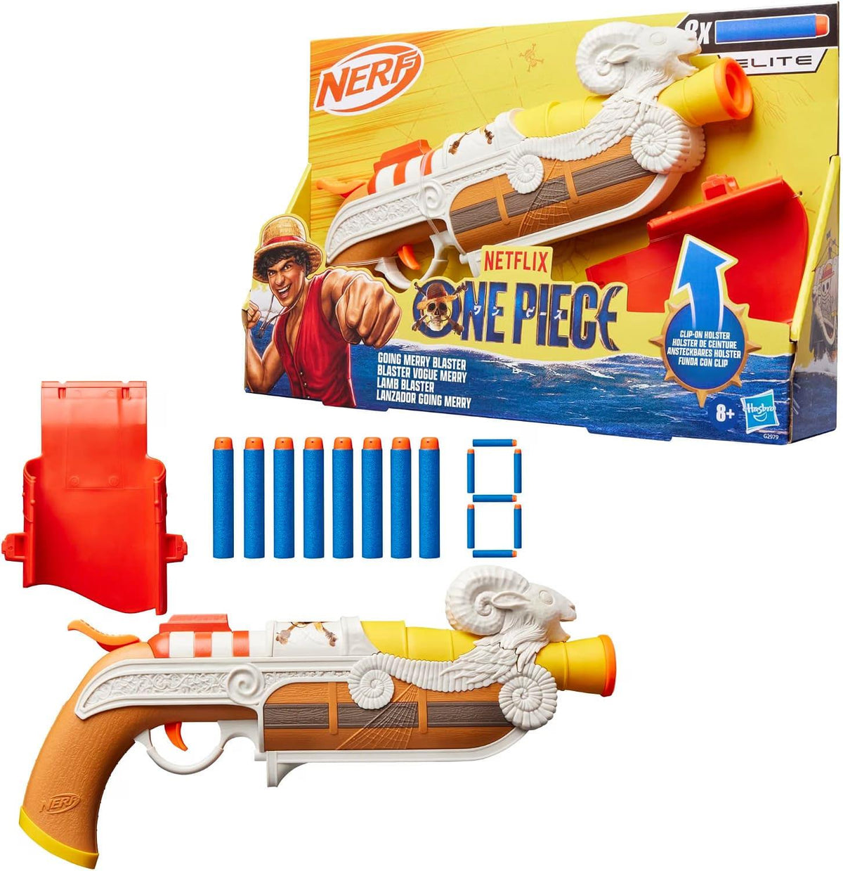 Nerf Netflix One Piece Going Merry Blaster