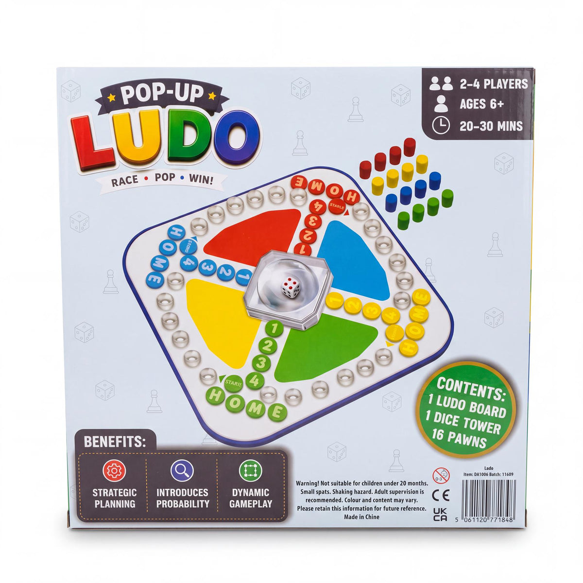 Classic Pop Up Ludo Game