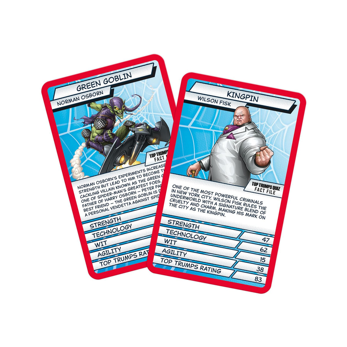 Top Trumps Marvel Spiderman Card Game
