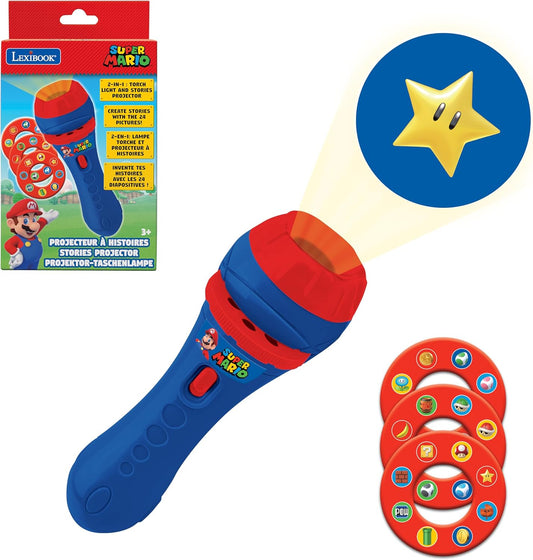 Super Mario 2-in-1 Torch Light & Stories Projector