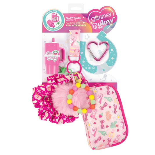 Make It Real Glimmer & Glow All My Faves Wristlet