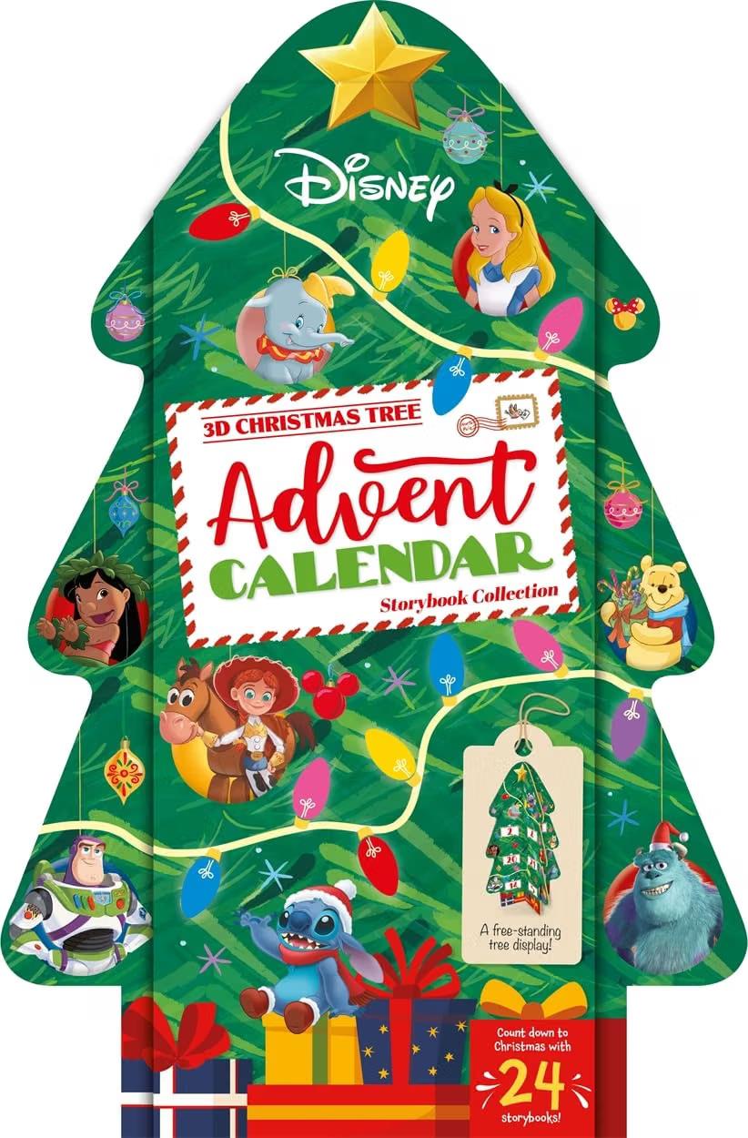 Disney 3D Christmas Tree Advent Calendar Storybook Collection