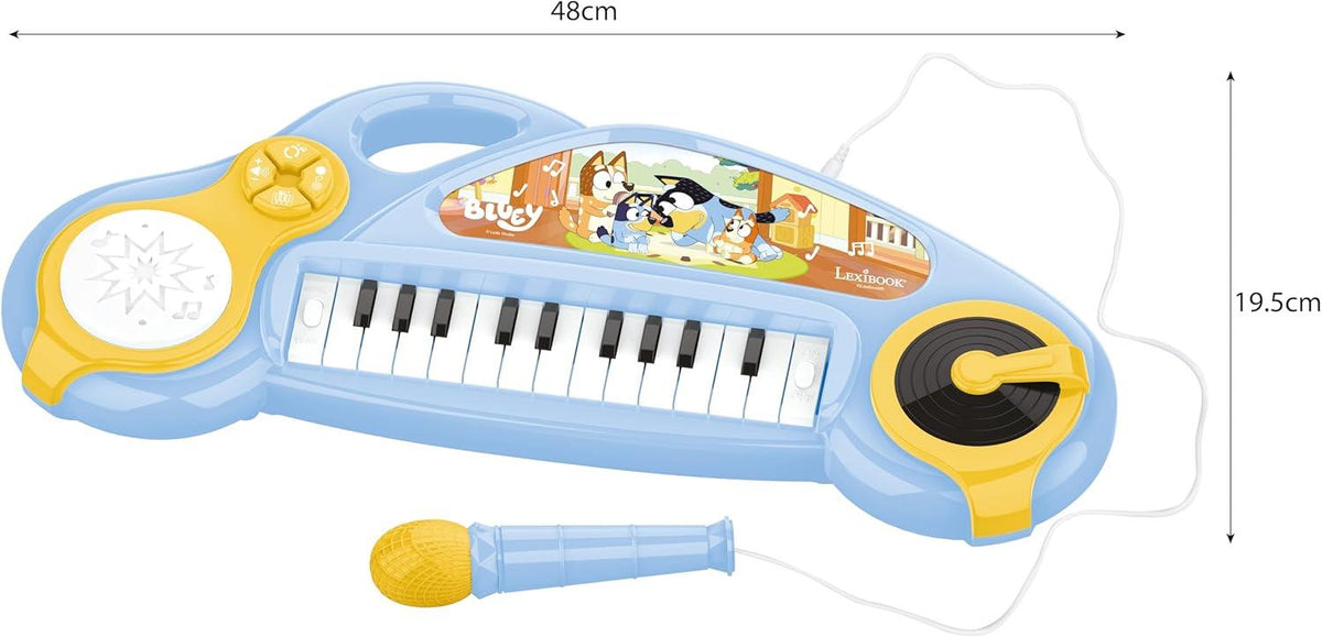Lexibook Bluey Electronic Keyboard & Microphone