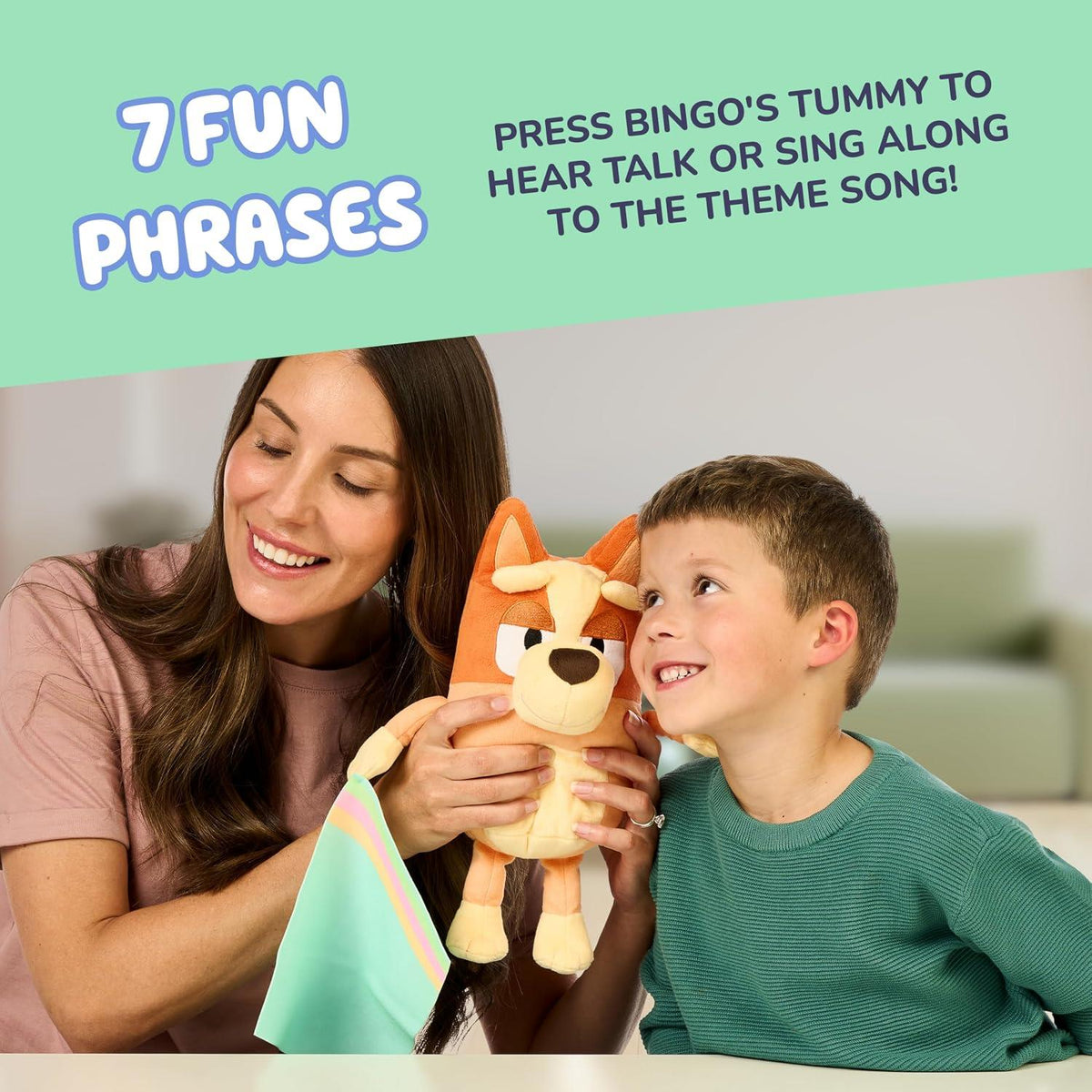 Bluey Sound Effects Sleepytime Plush - Bingo