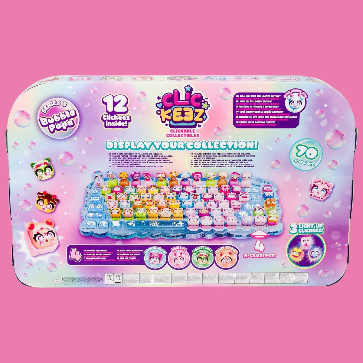 Clickeez Series 3 - Bubble Pops 12L Keyboard Mega Pack