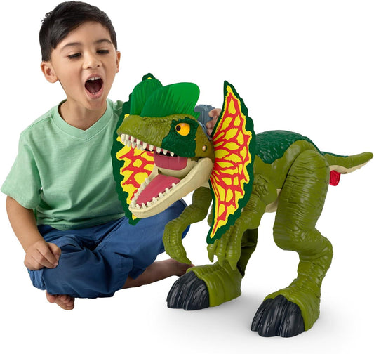 Fisher-Price Imaginext Jurassic World Dinosaur Thrash Attack Dilophosaurus