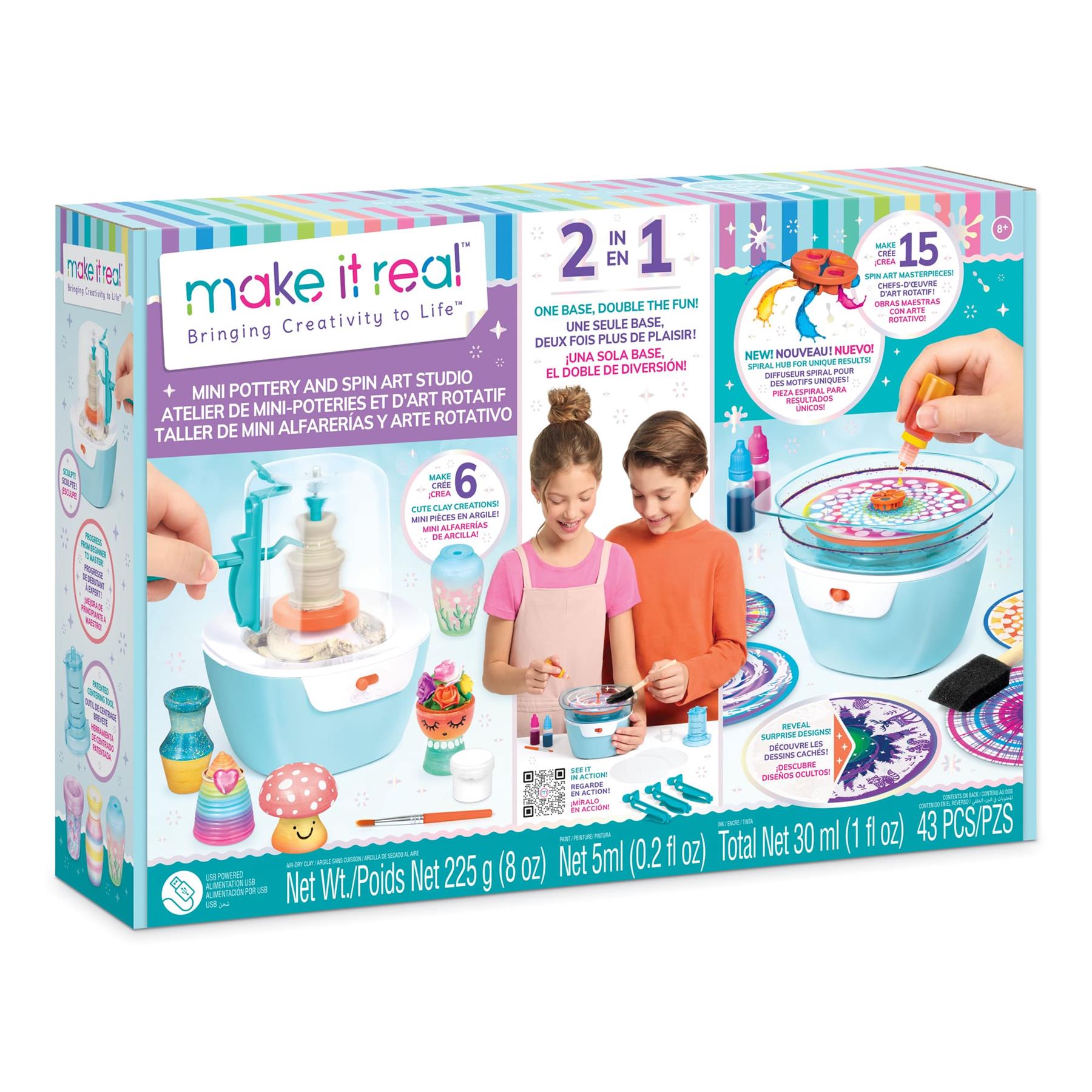 Make It Real Mini Pottery & Spin Art Studio