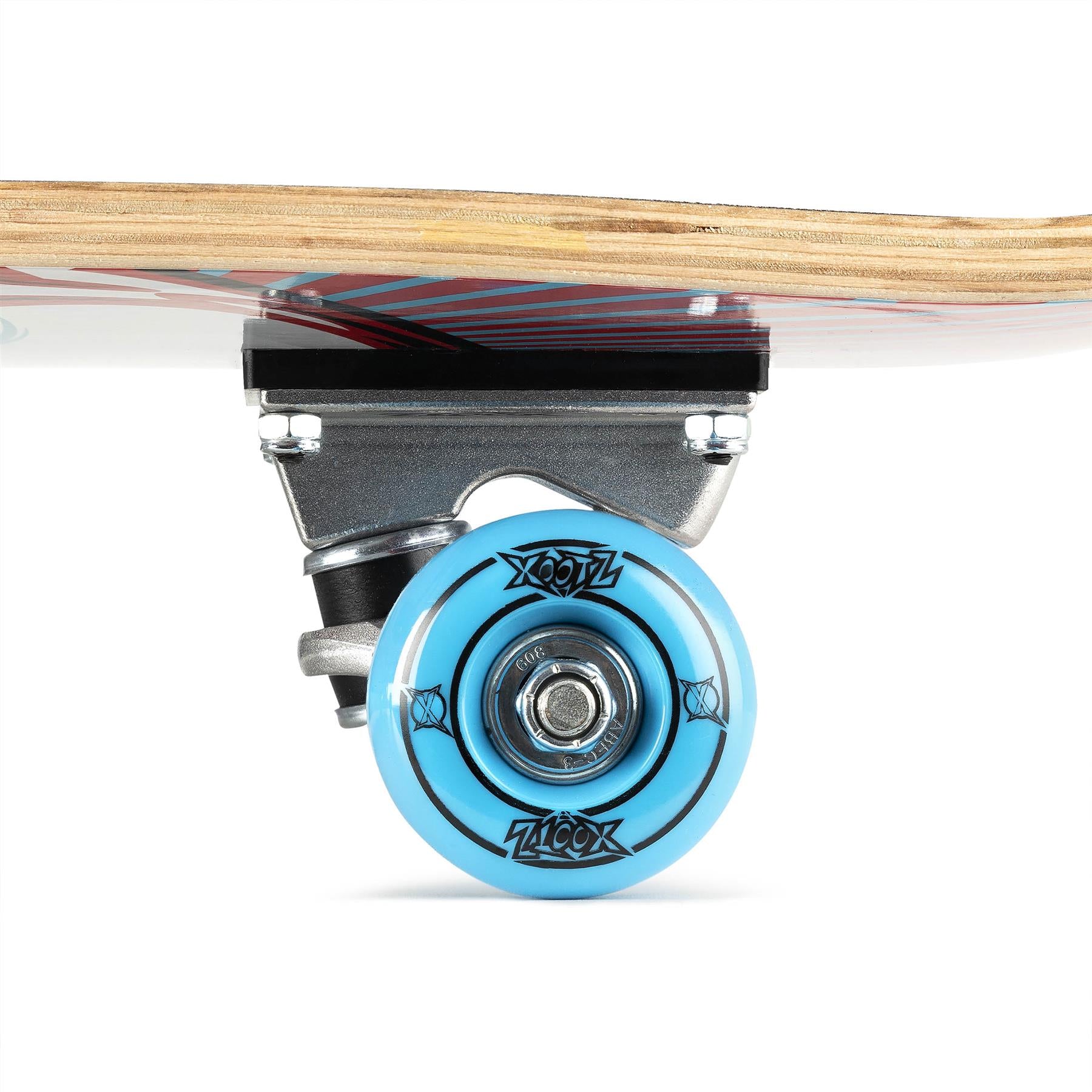 Xootz Doublekick Skull 31-Inch Skateboard