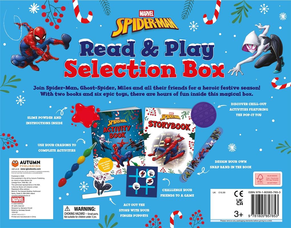 Marvel Spider-Man Read & Play Selection Box