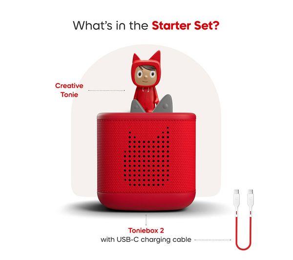 Toniebox 2 Starter Set With Creative Tonie Rubie - Sunset Red
