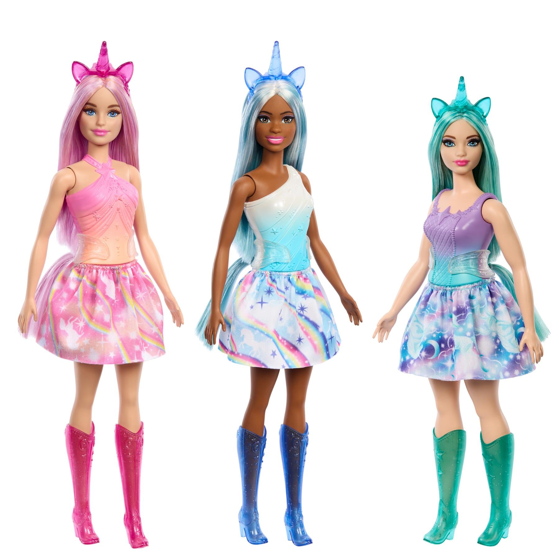 Barbie Unicorn Doll Assortment - Green Hair