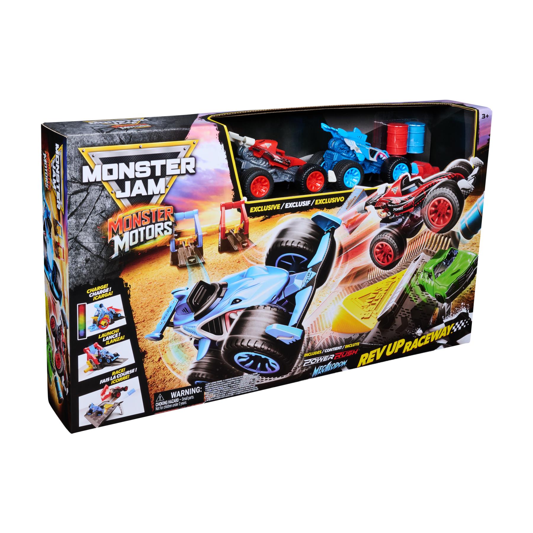 Monster Jam 1:64 Scale Monster Motors Playset