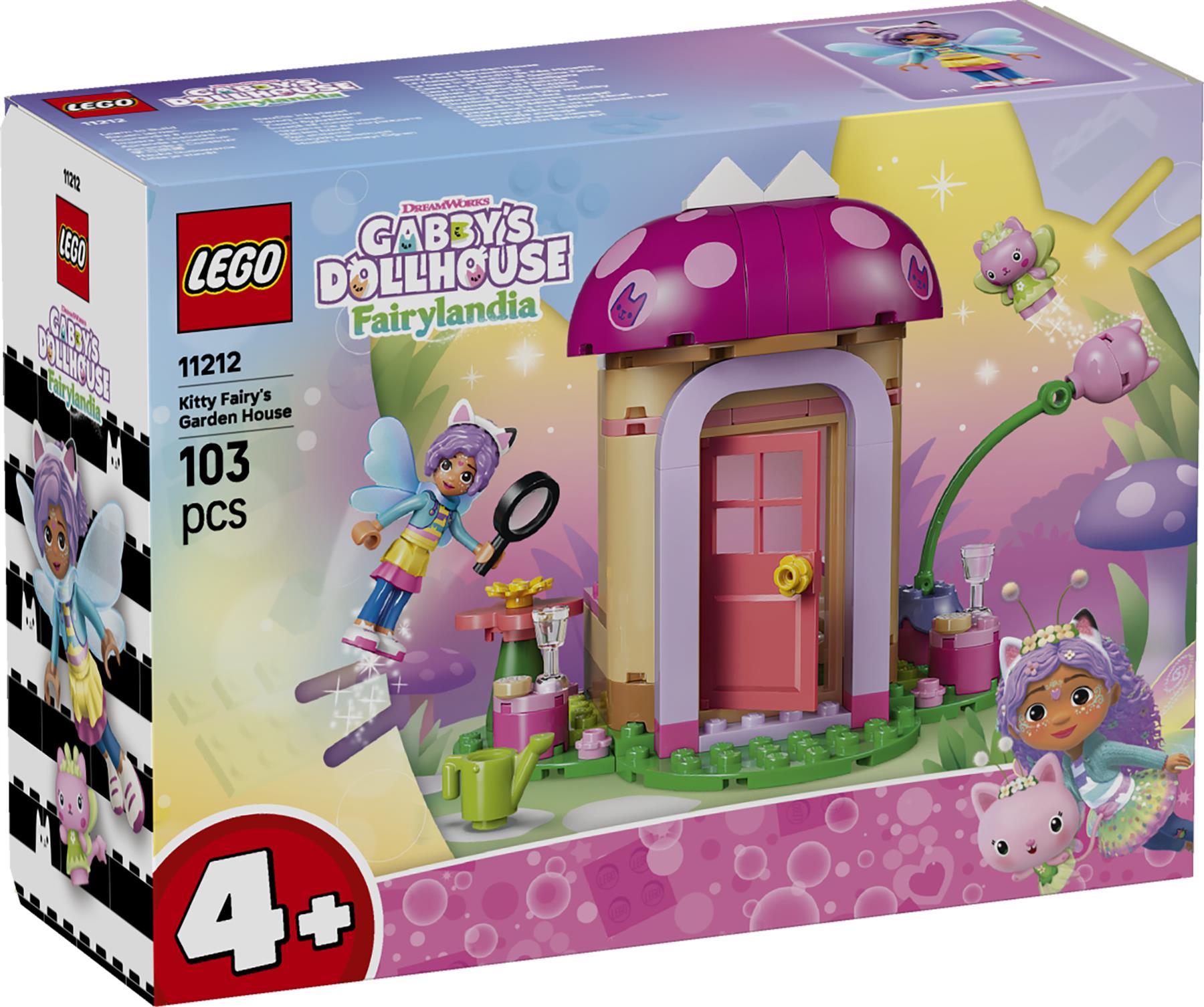 LEGO Gabby's Dollhouse Kitty Fairy's Garden House 11212