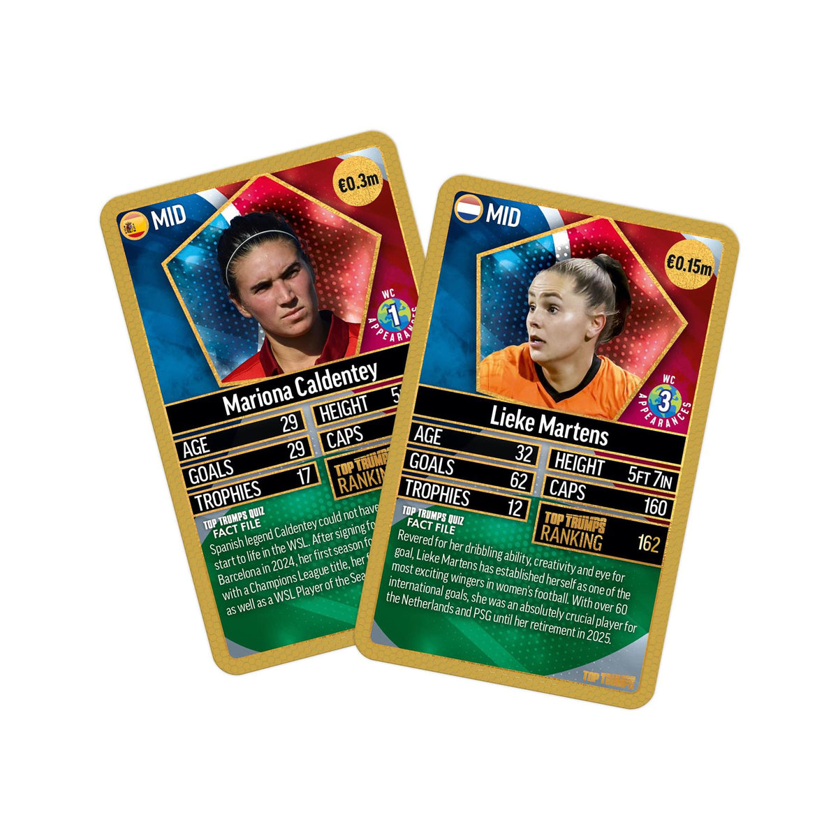 Top Trumps World Football Stars Top 200 Card Game – Chrome Gold Pack
