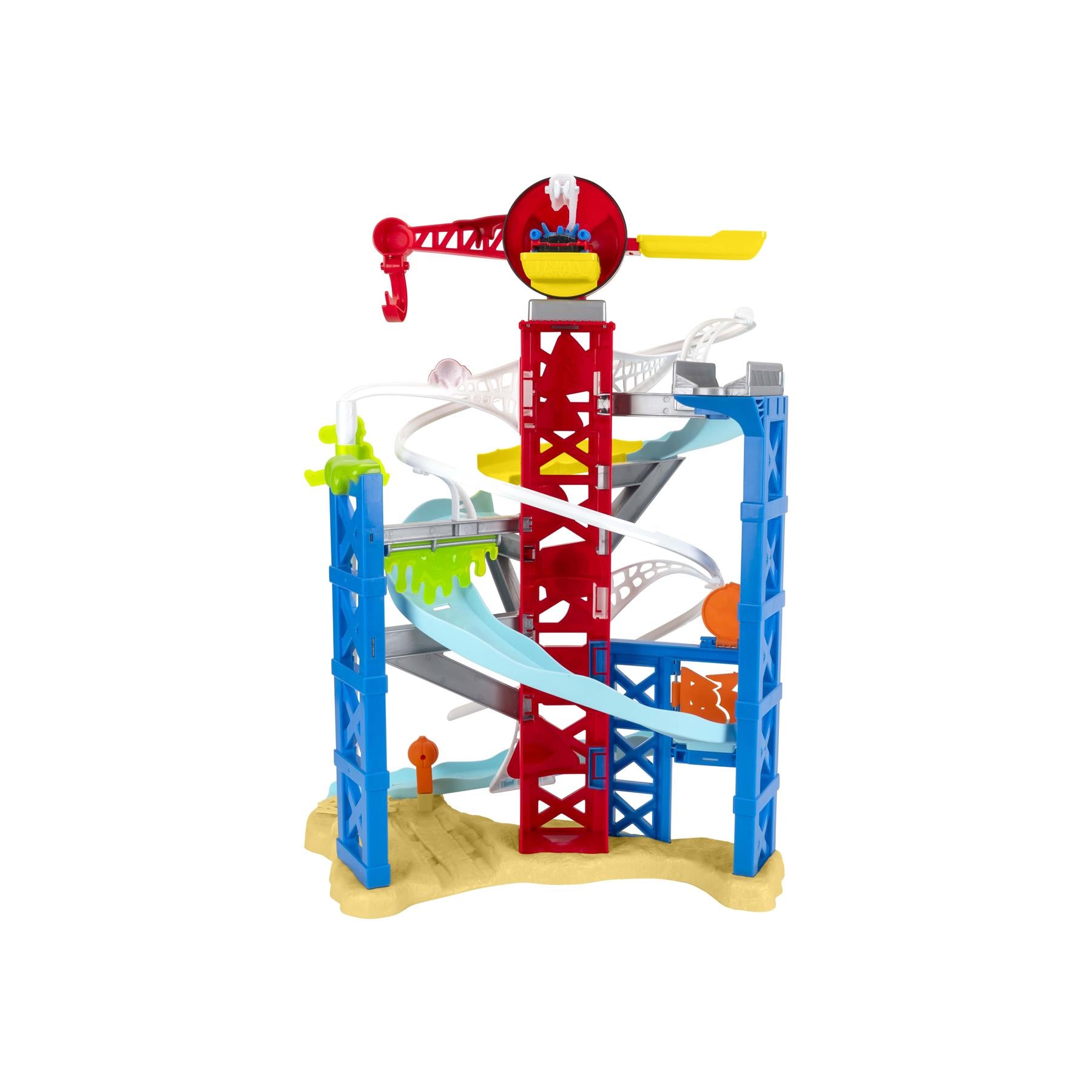 Marvel Spidey and His Amazing Friends Construction Zone Chaos Track Set