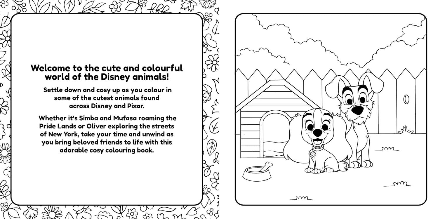 Disney Animals Cosy Colouring Book