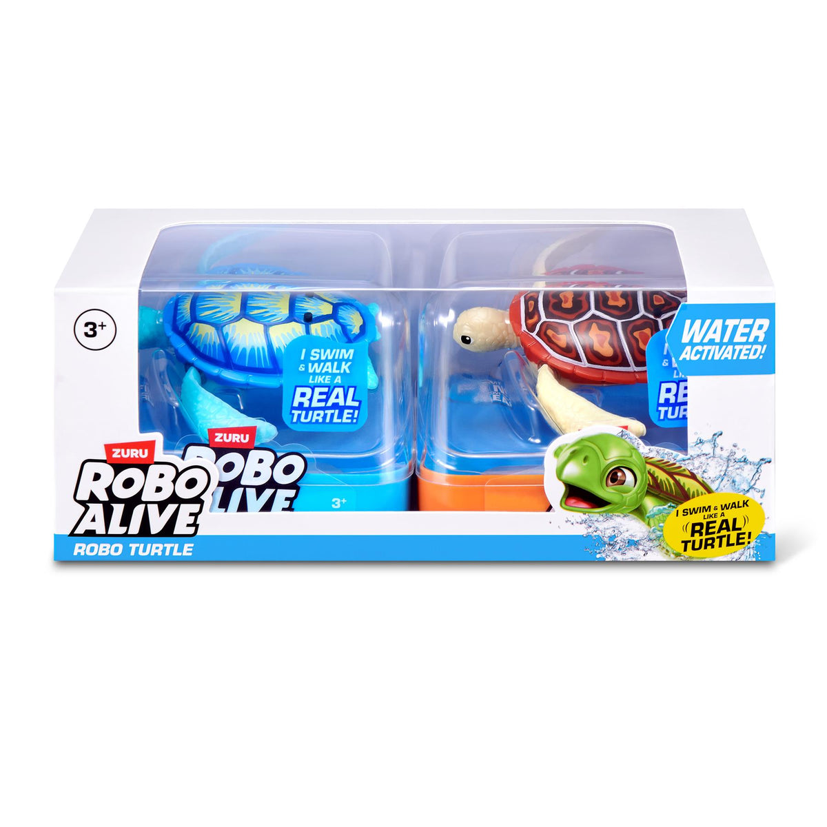 Robo Alive Robotic Water 2-Pack Activated Swimming Turtle