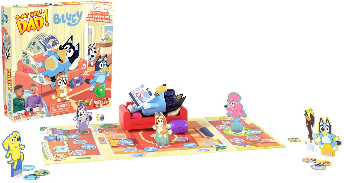 Bluey Don't Wake Dad! Board Game