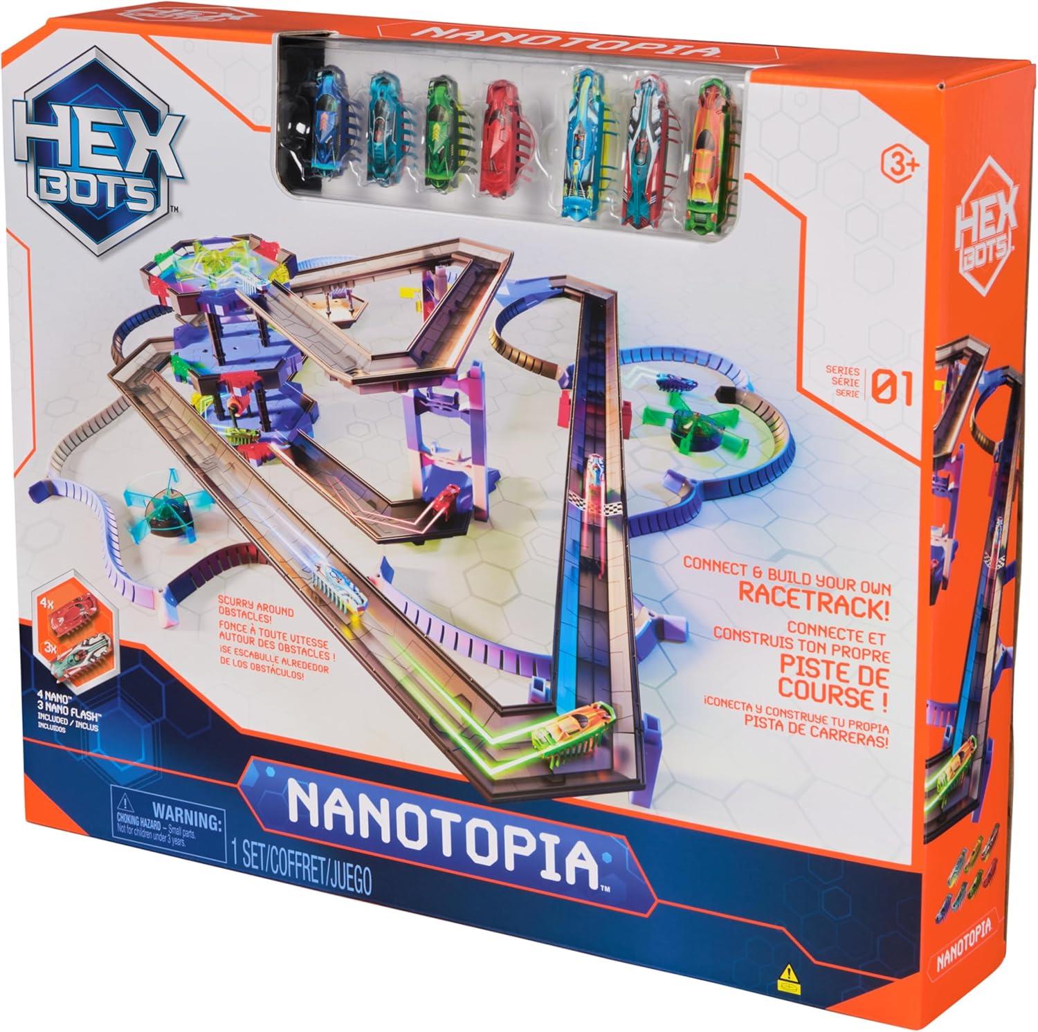 Hexbots Nanotopia 130-Piece Set with 7 Nano Bots