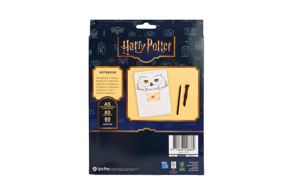 Harry Potter Plush Notebook & Pen