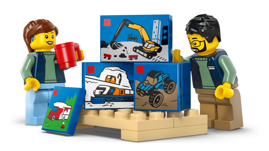 LEGO City: The LEGO Van Toy with 2 Minifigures 60500