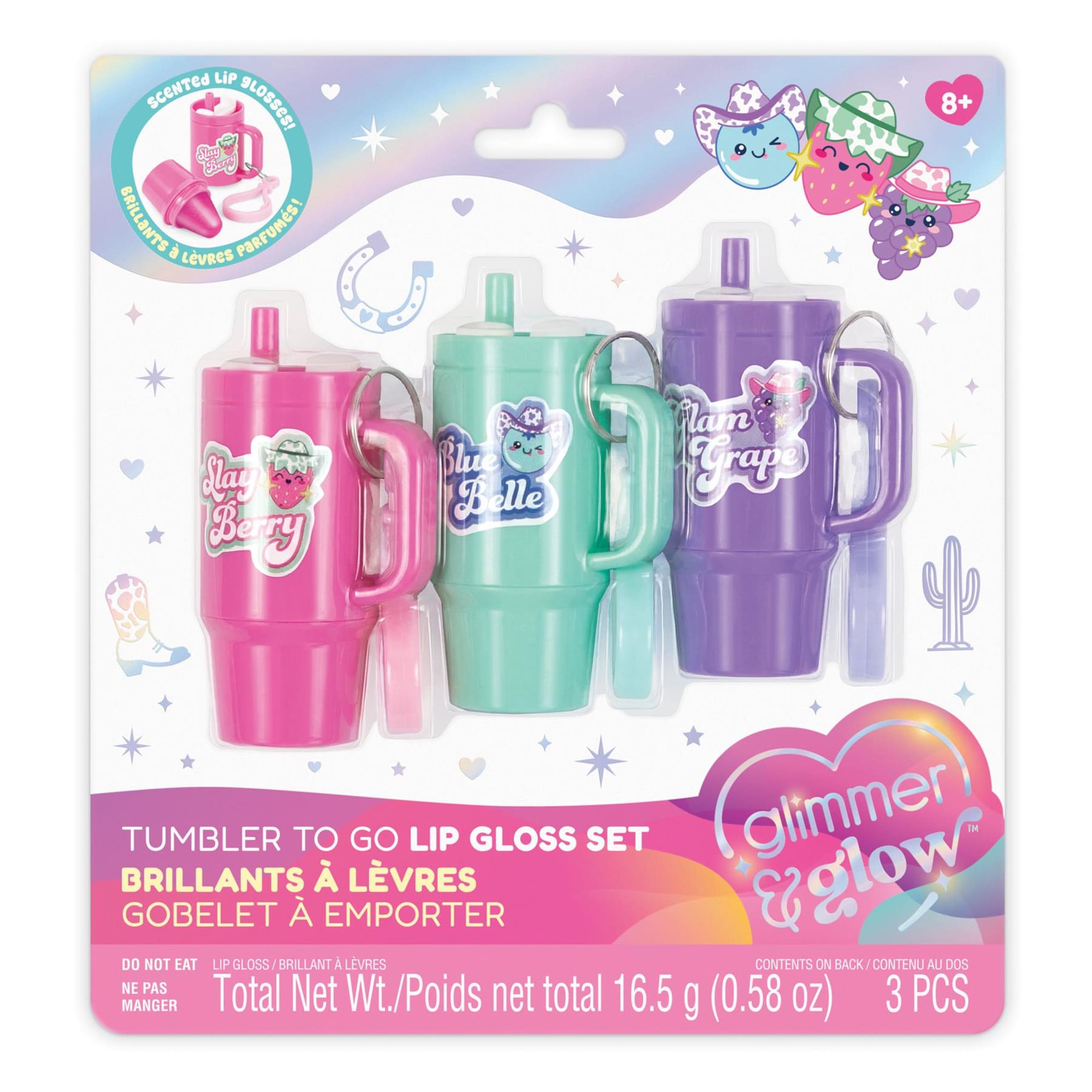 Make It Real Glimmer & Glow Tumbler To Go Lip Gloss Set