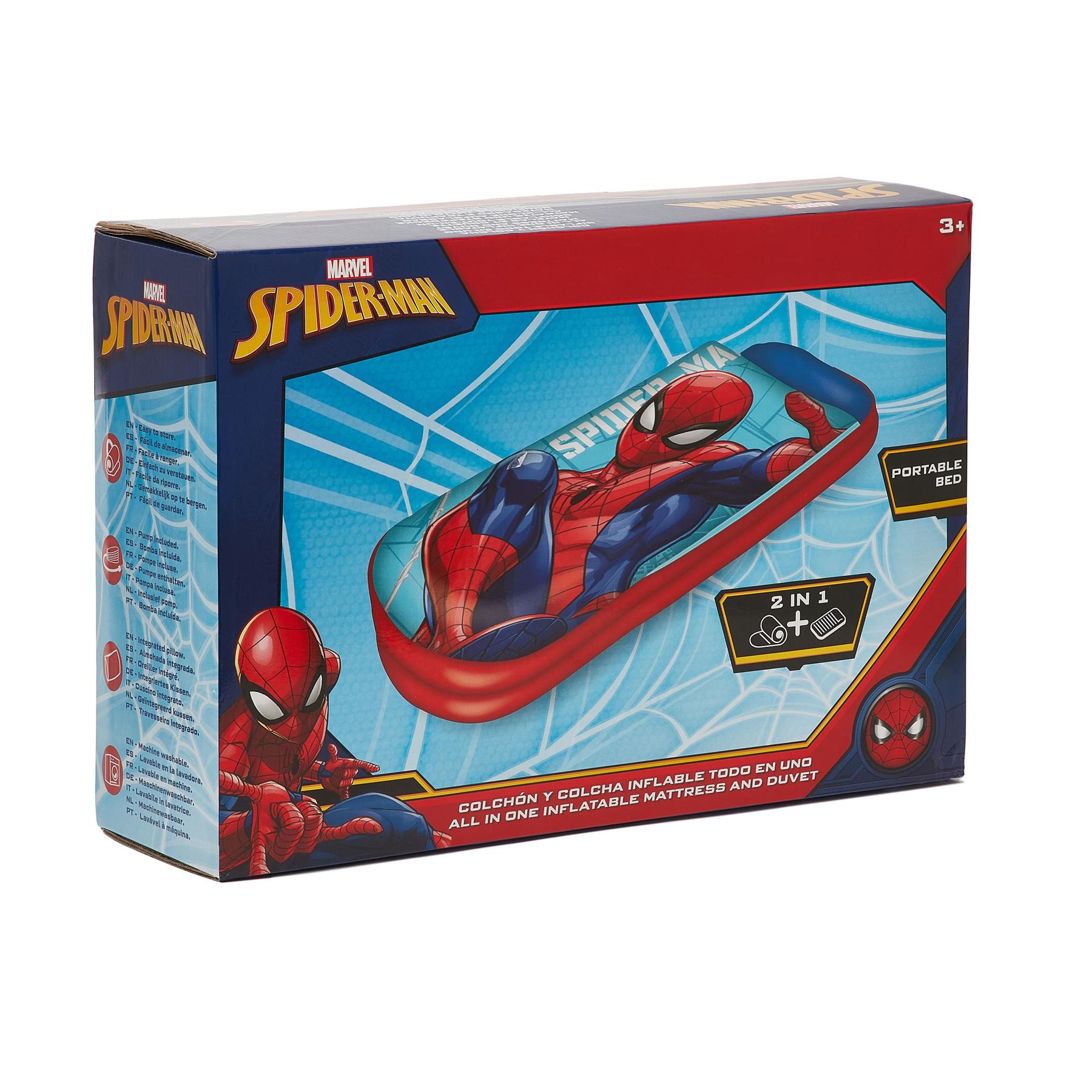 Spiderman  All in 1 Inflatable Portable Bed