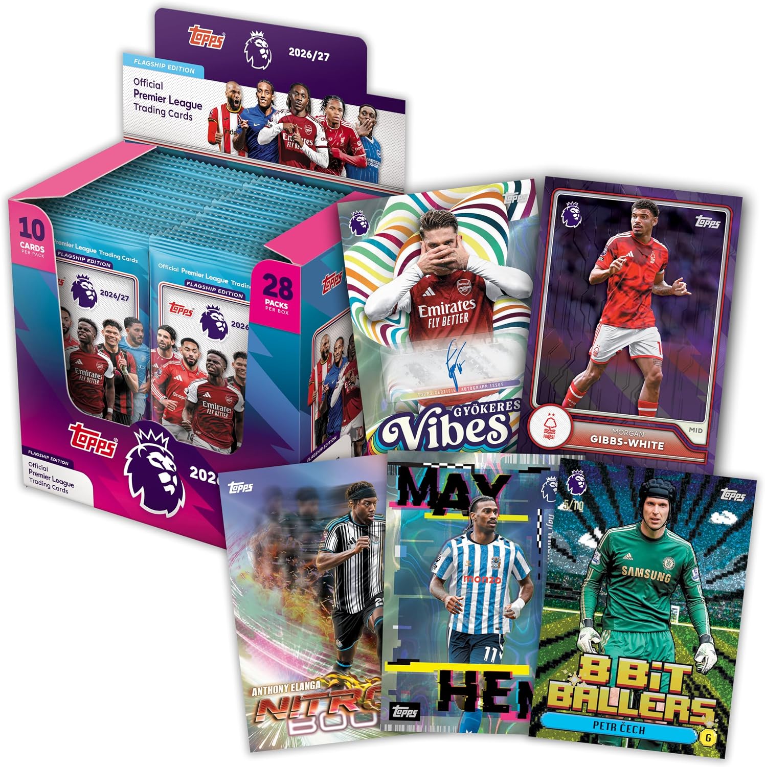 Topps Flagship Premier League 2026/27 Trading Cards - 28 pack