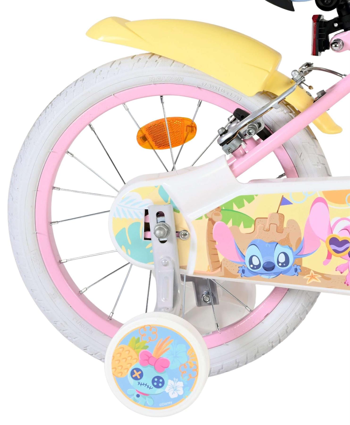 Disney Stitch Children's 14 Inch Bike - Pink