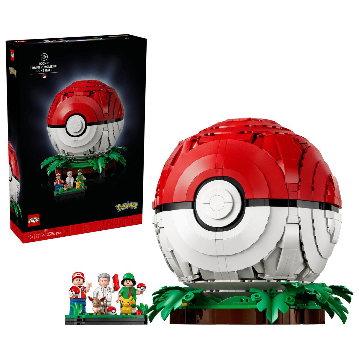 LEGO Pokemon Iconic Trainer Moments Poké Ball 72154