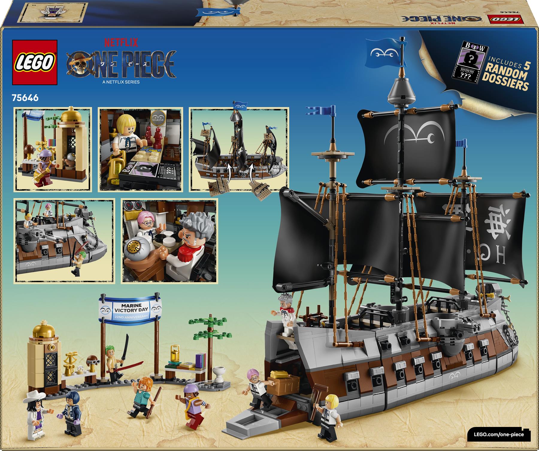 LEGO One Piece Garp's Marine Battleship 75646
