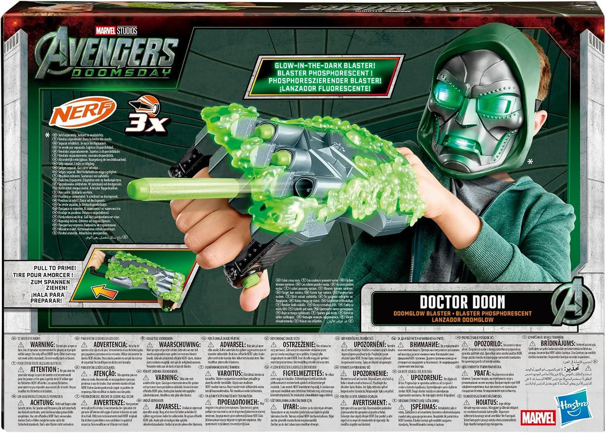 Marvel Avengers Doomsday Doctor Doom Doomglow Nerf Blaster