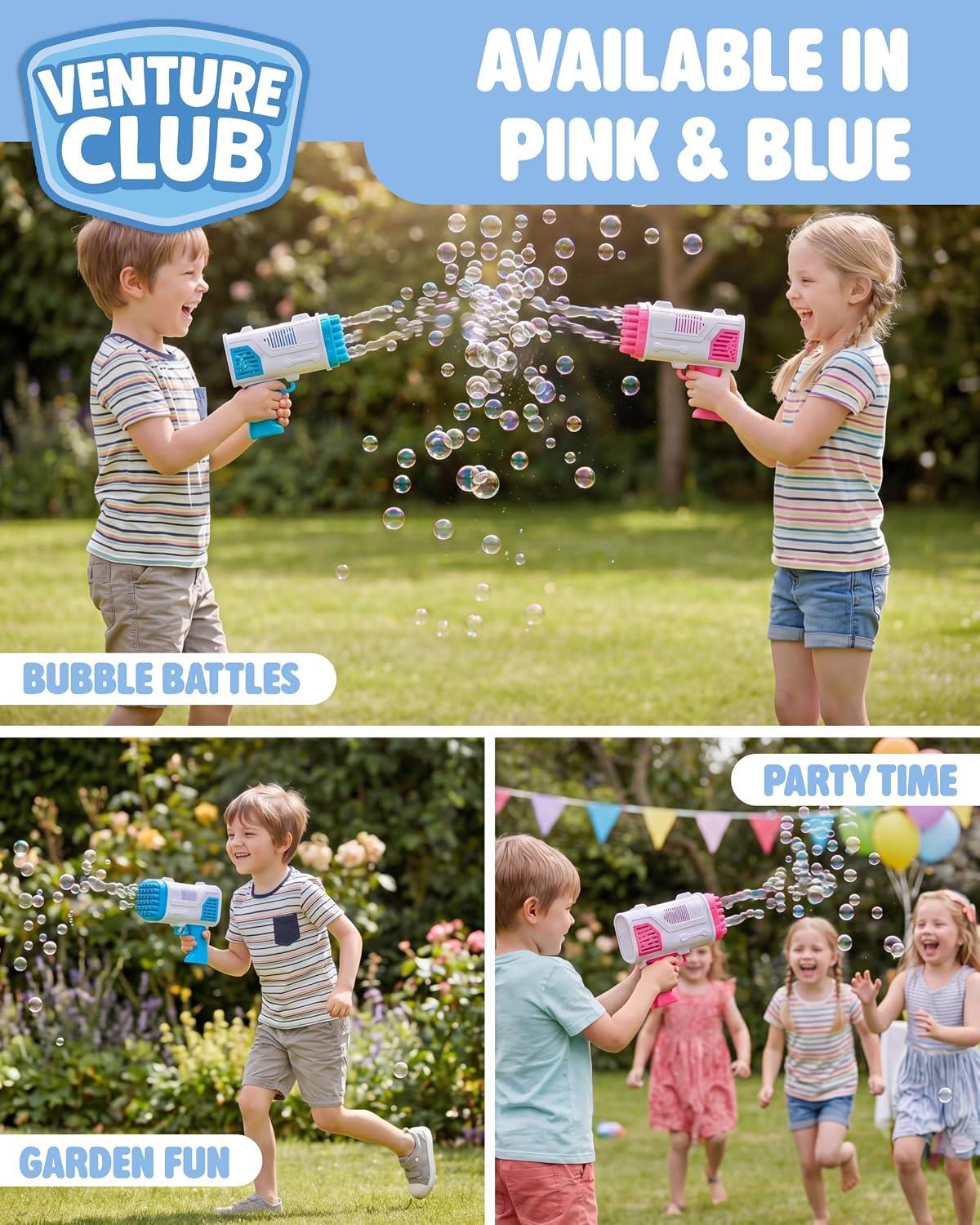 Venture Club Bubble Blaster - 2 Pack - Blue