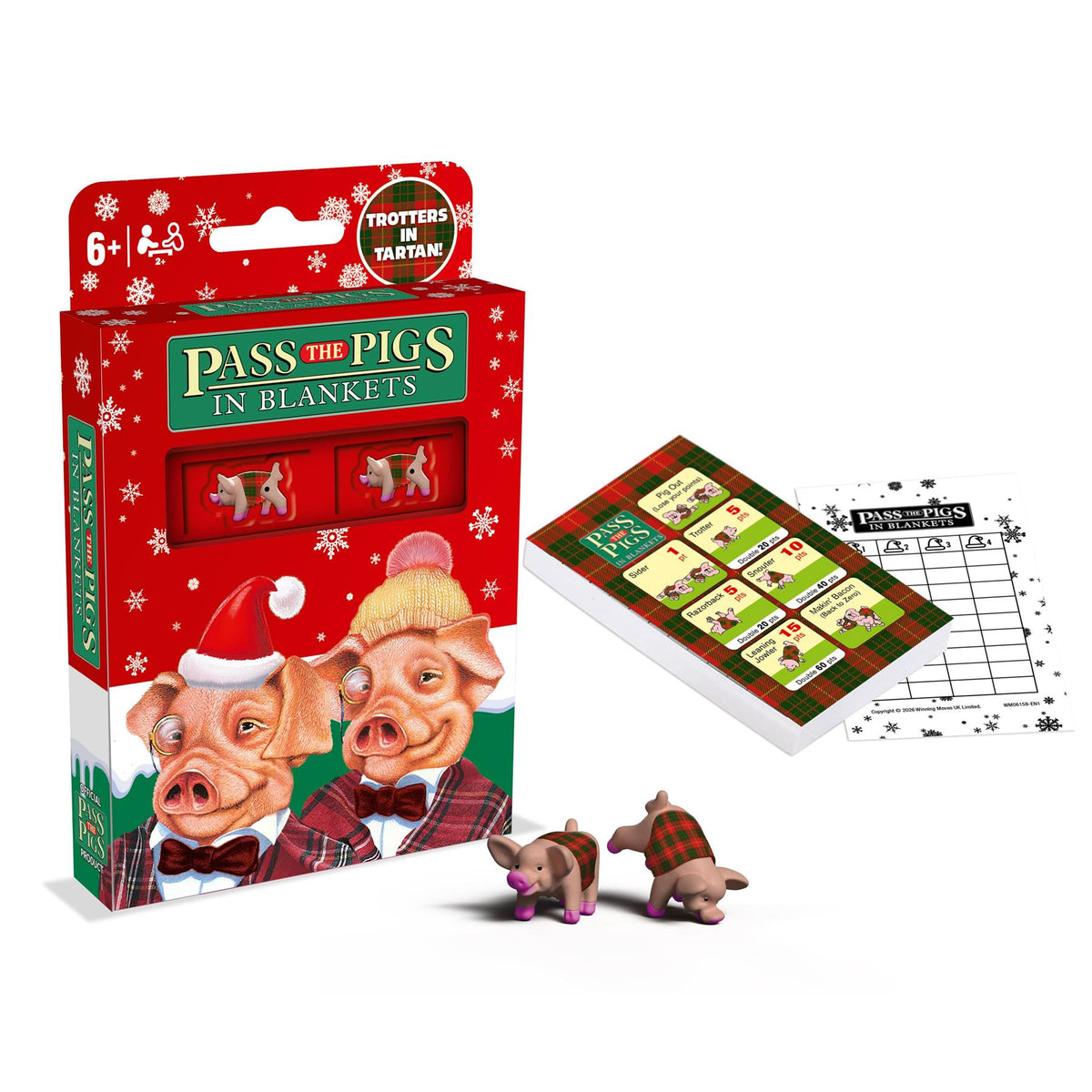 Winning Moves Pass the Pigs in Blankets Dice Game