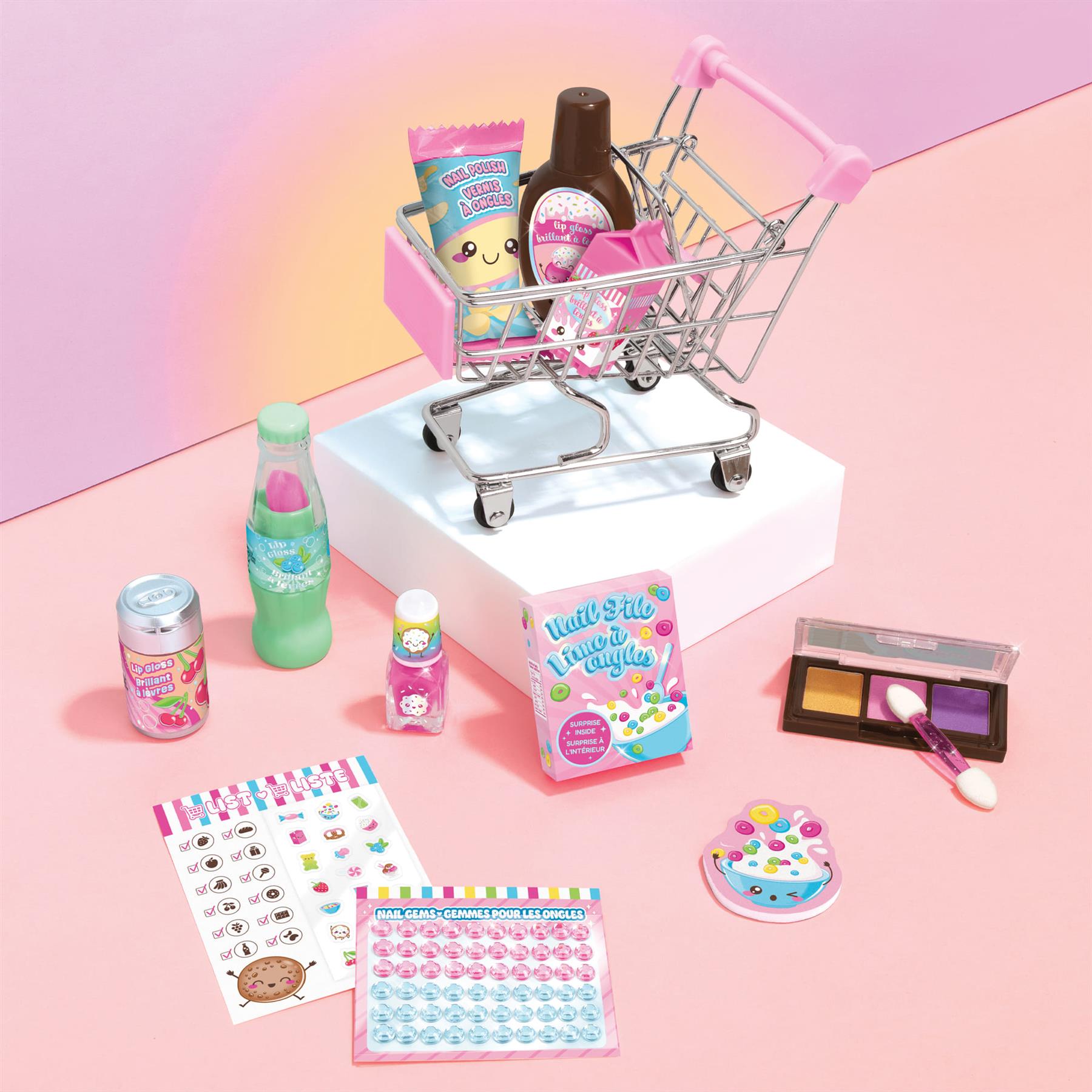 Make It Real Glimmer & Glow Mini Mart Cosmetic Set