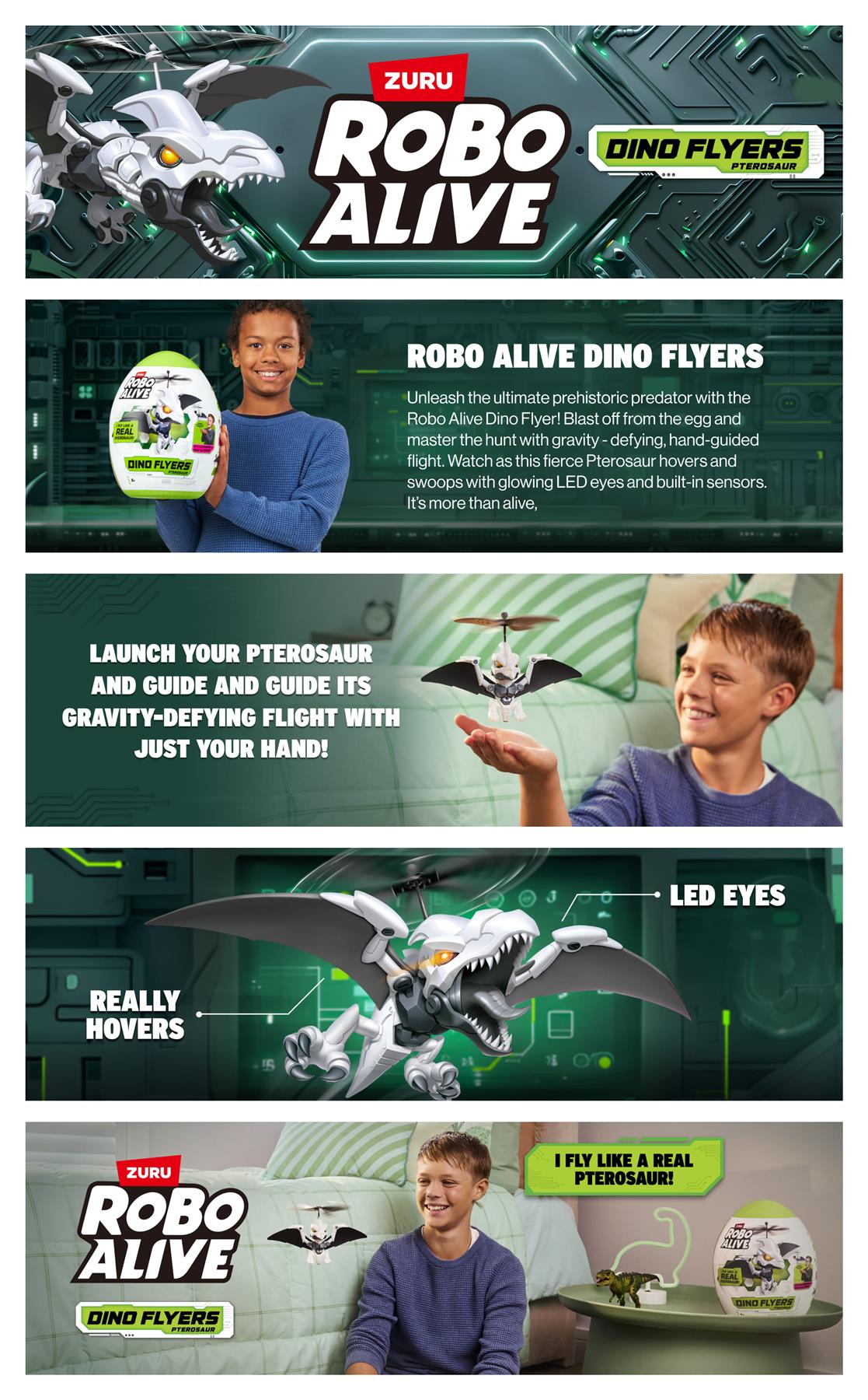Zuru Robo Alive Dino Flyers