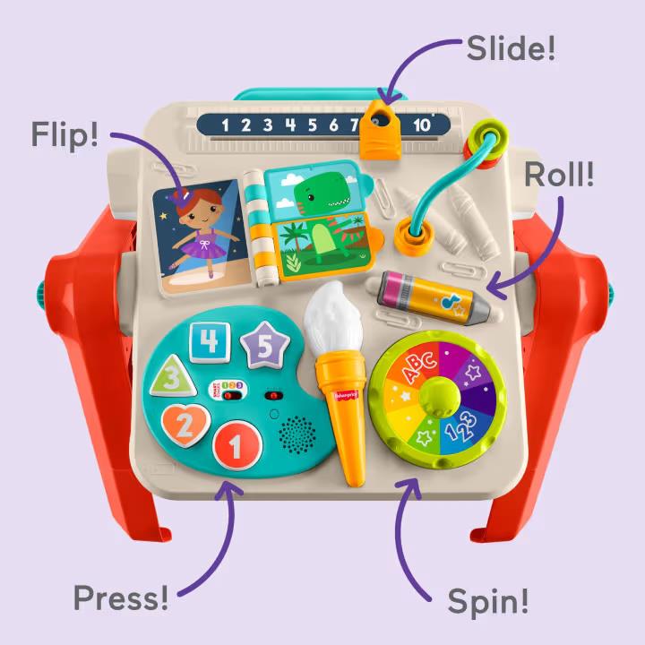 Fisher-Price Laugh & Learn 4-In-1 Activity Table & Easel