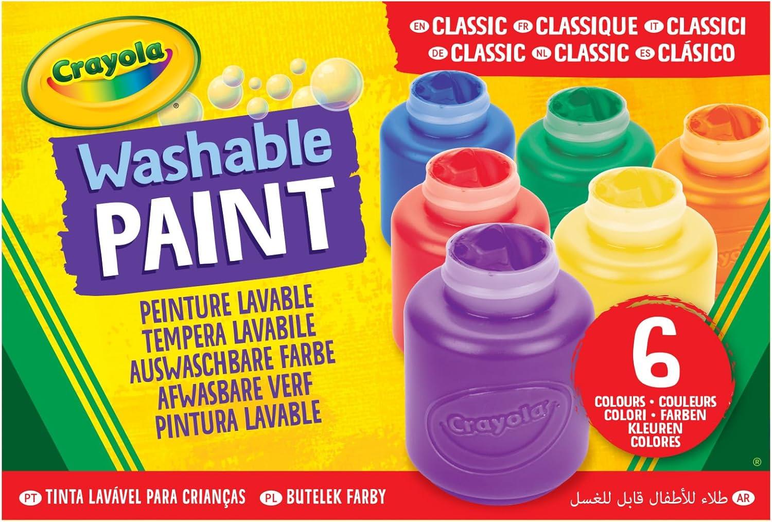 Crayola 6 Washable Project Paints