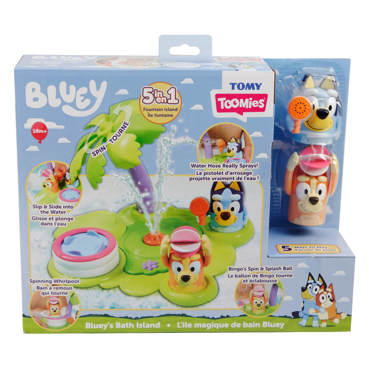 Tomy Bluey Bath Island Bath Toy