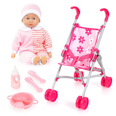 Bayer Dolls Buggy with 36cm Doll & Accessories