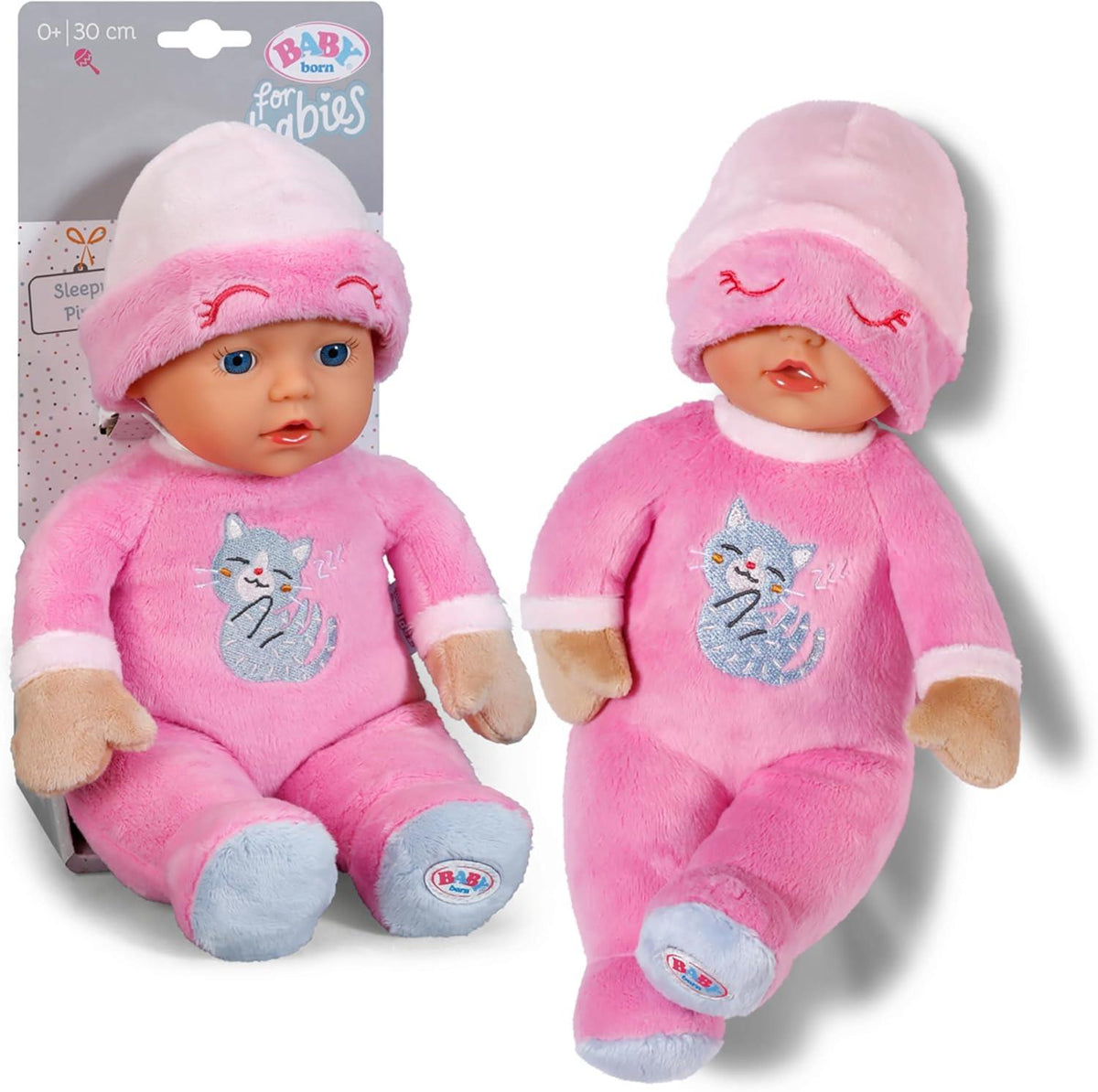 BABY born for Babies Sleepy 30cm Doll - Pink