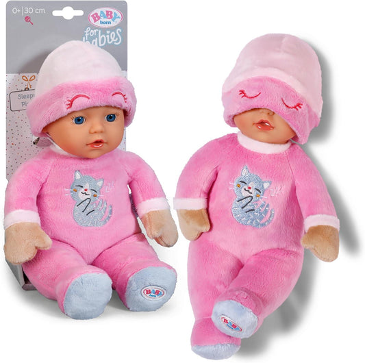 BABY born for Babies Sleepy 30cm Doll - Pink