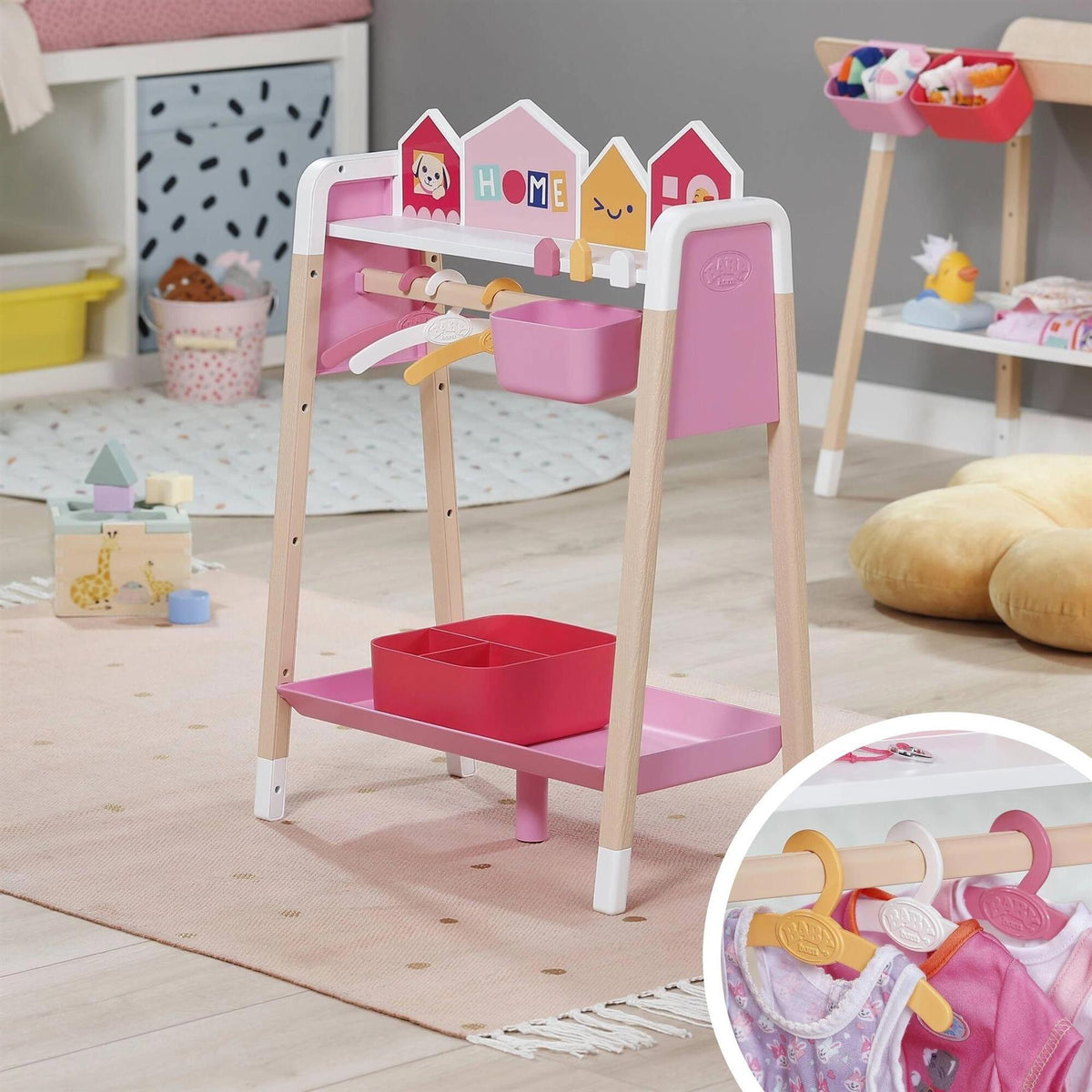 BABY born Clothes Rail with Mirror