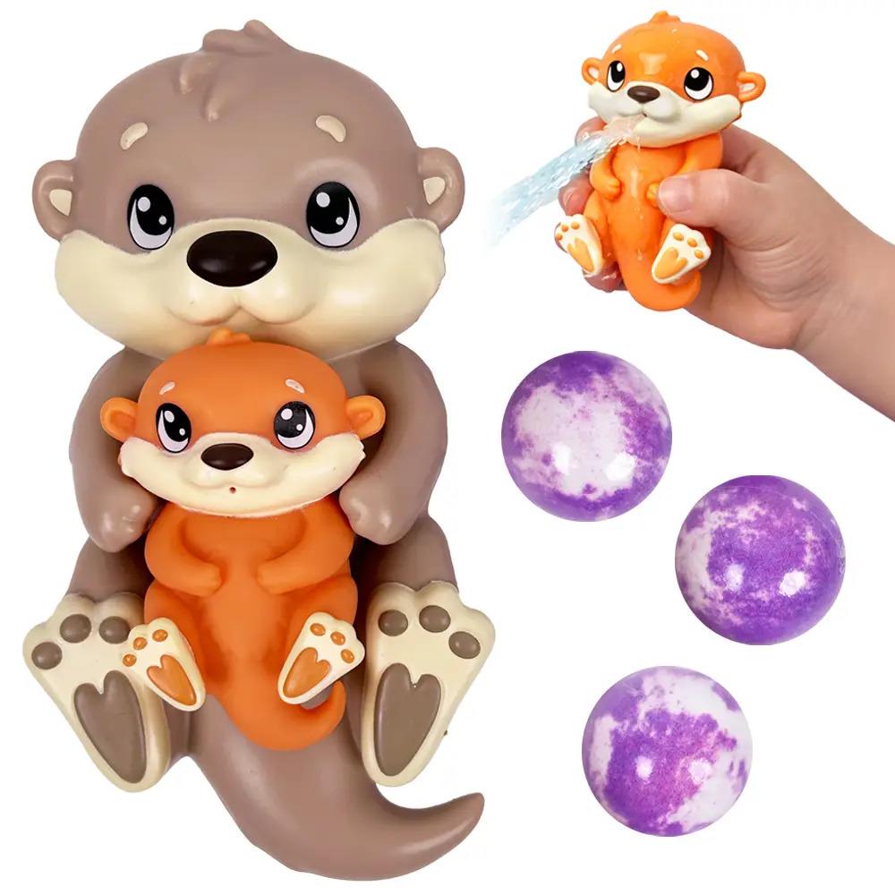 Zimpli Kids Baff Buddies Mama & Baby Otter Floating Bath Toy