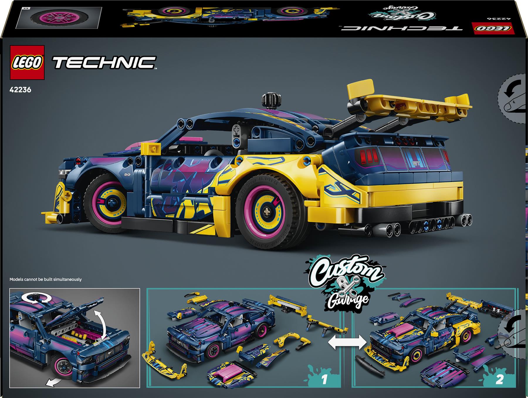 LEGO Technic Custom Garage Ford Mustang GT Car 42236