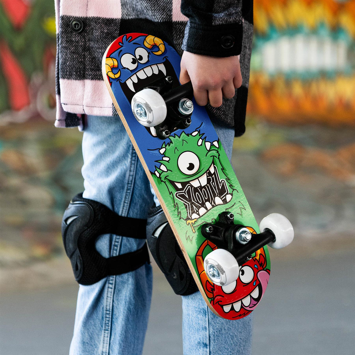 Xootz Mini Monsters 17-Inch Mini Skateboard